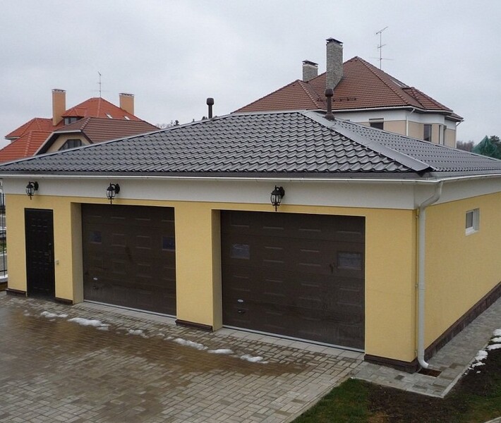 сделать крышу на гараже